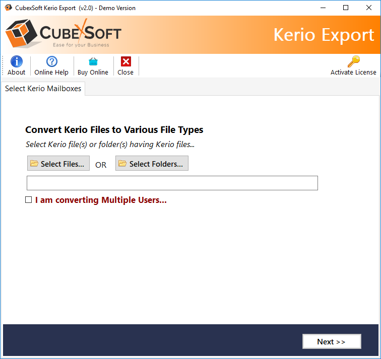 Kerio Migrator screenshot