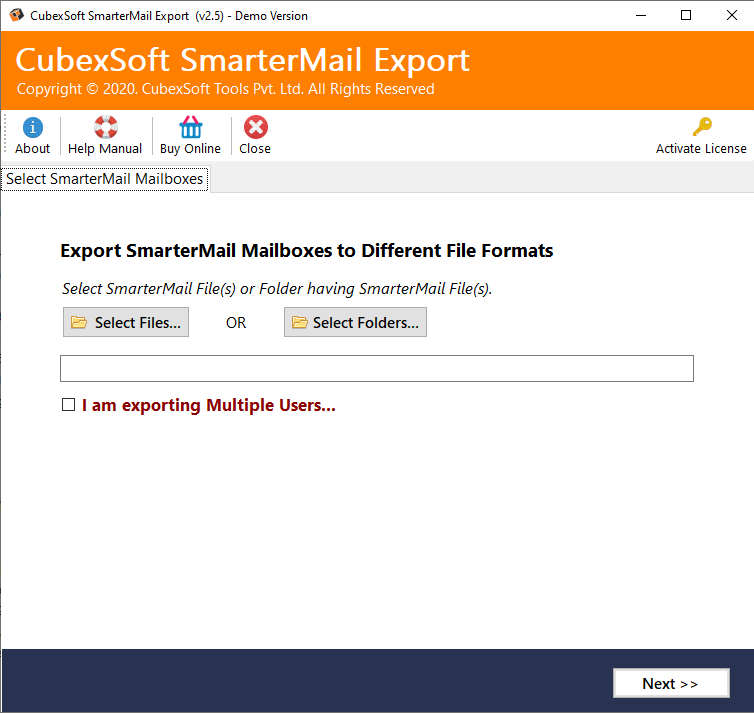 Windows 7 SpecyTech SmarterMail Migrator Tool 2.5 full